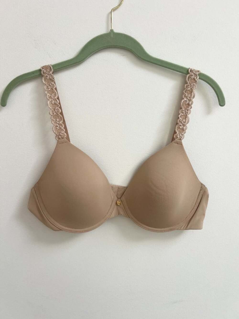 Natori Pure Luxe Full Fit Contour Underwire Bra Cafe Nude 38B